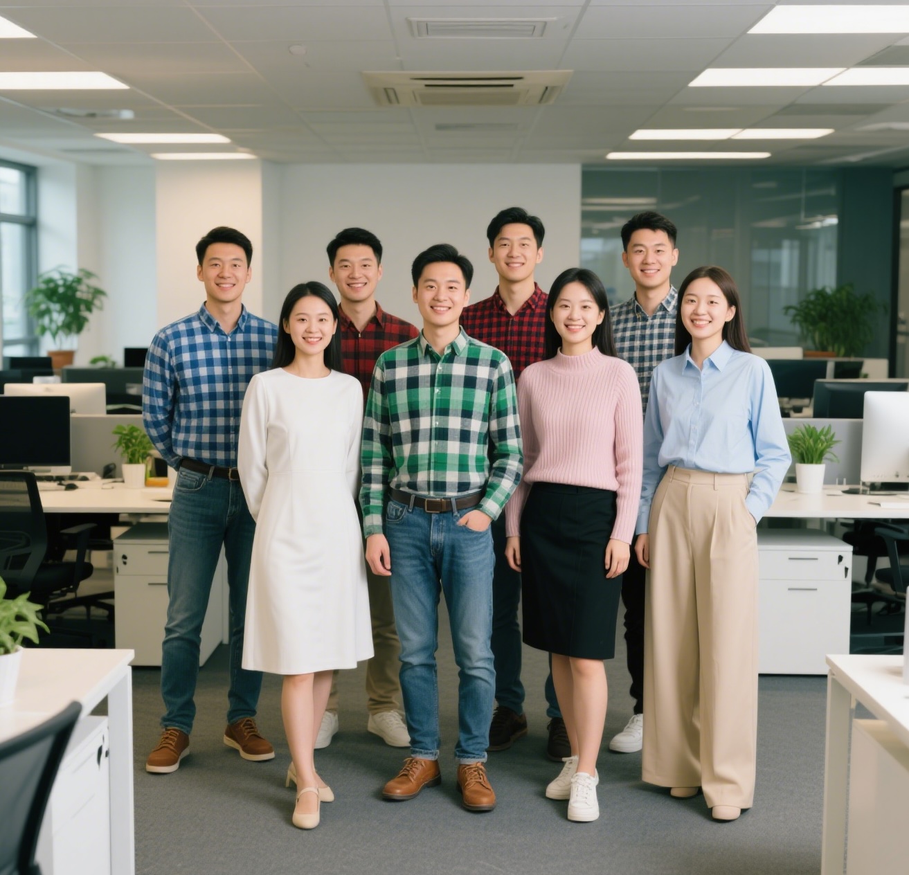 杭州陌言科技团队照片